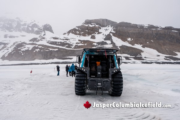 On Athabasca Glacier via Fat Truck Columbia Icefield Ice Odyssey
